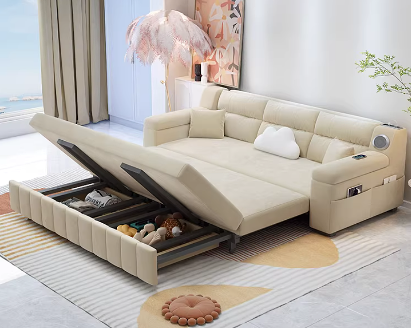 SANS Modern Storage Sofa Bed