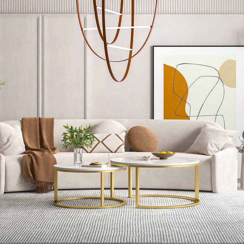 SEOH Modern Luxe Nesting Coffee Table