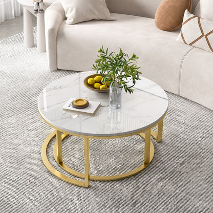 SEOH Modern Luxe Nesting Coffee Table