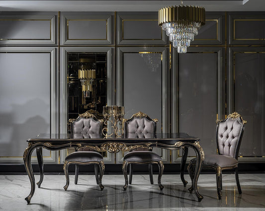 SIERRA Baroque Dining Table & Chairs Set
