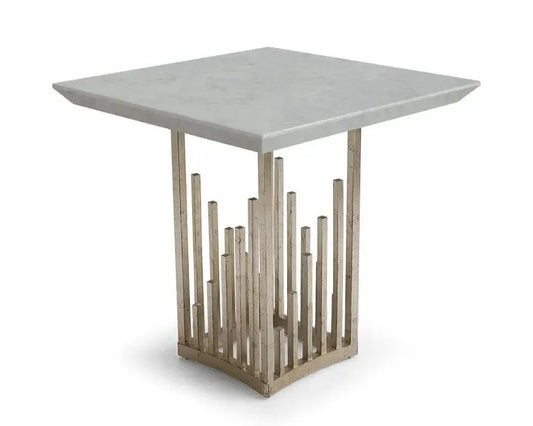 TIMEO Carrara Marble Side Table