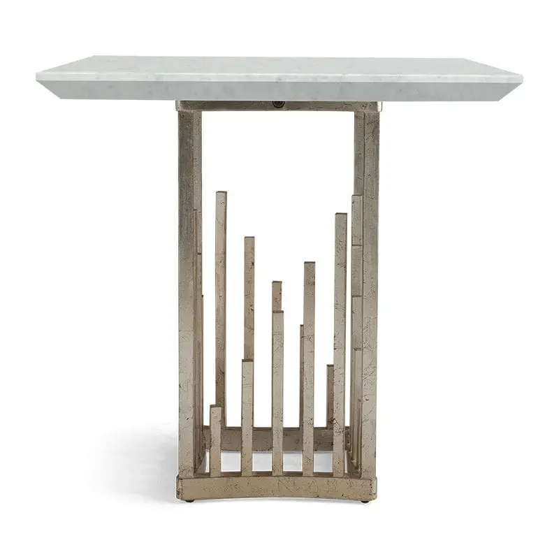 TIMEO Carrara Marble Side Table