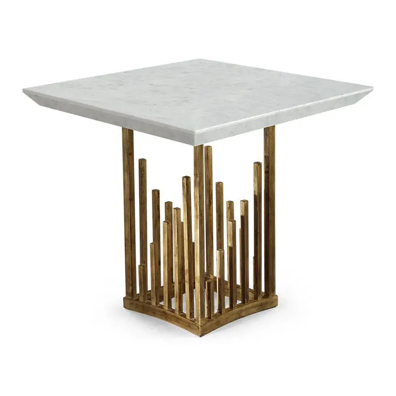 TIMEO Carrara Marble Side Table
