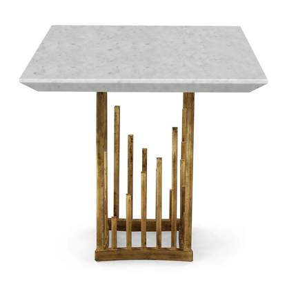 TIMEO Carrara Marble Side Table