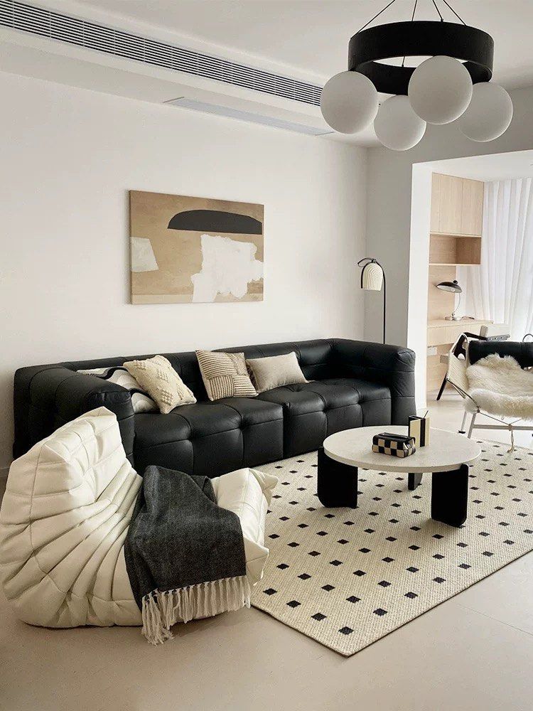 VIENN Leather Tufted Sofa