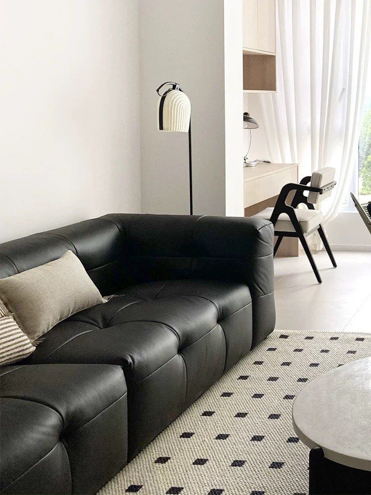 VIENN Leather Tufted Sofa