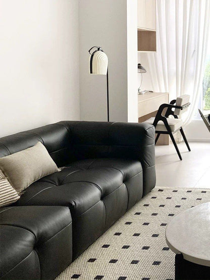 VIENN Leather Tufted Sofa