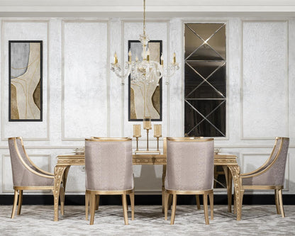 VITTORIA Rococo Dining Table & Chairs Set