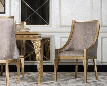 VITTORIA Rococo Dining Table & Chairs Set