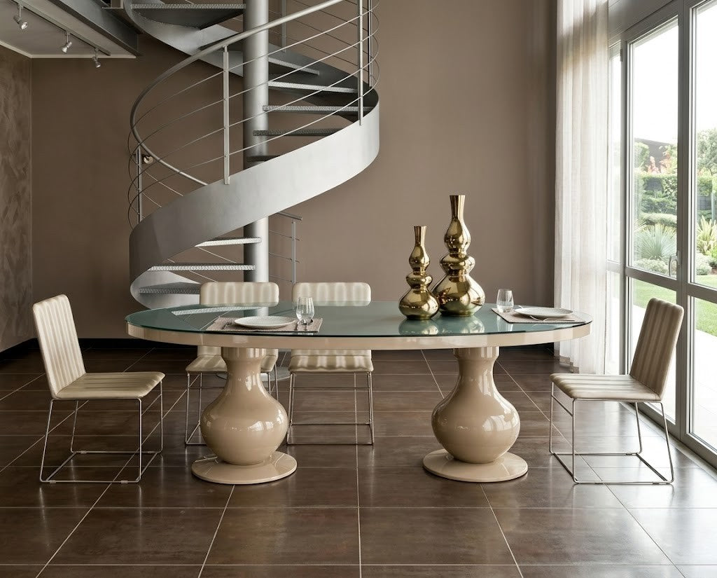 ADA Contemporary Pedestal Dining Table