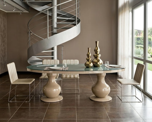 ADA Contemporary Pedestal Dining Table