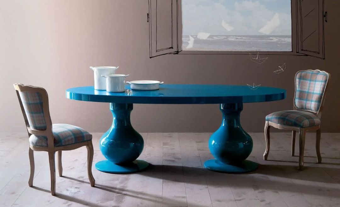 ADA Contemporary Pedestal Dining Table