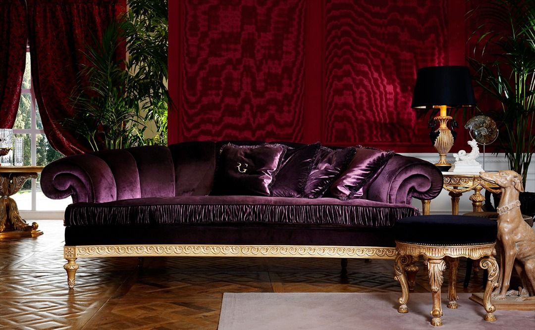 ADDILYN Baroque Luxury Channel-Tufted Sofa