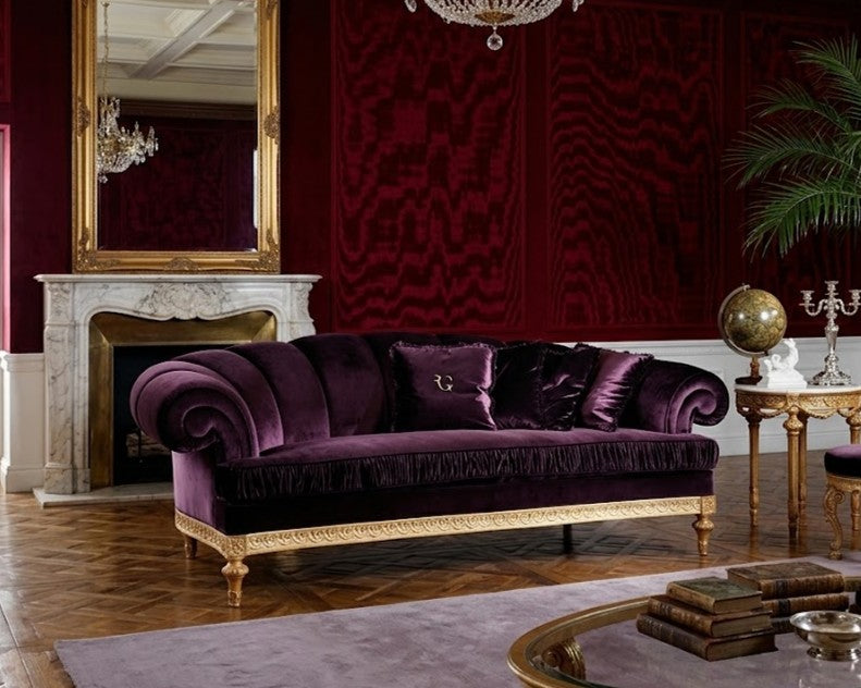 ADDILYN Baroque Luxury Channel-Tufted Sofa