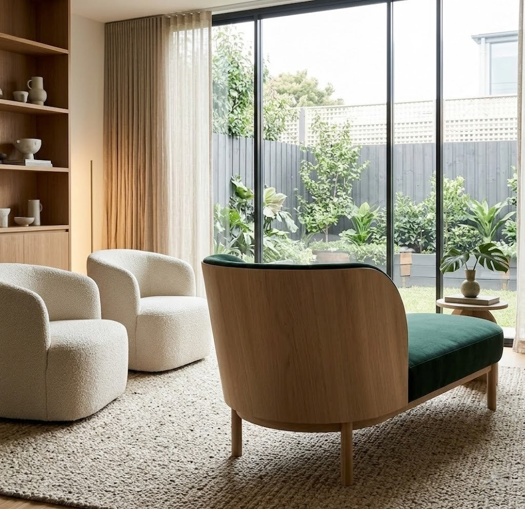 ALANI Mid-Century Modern Chaise Lounge