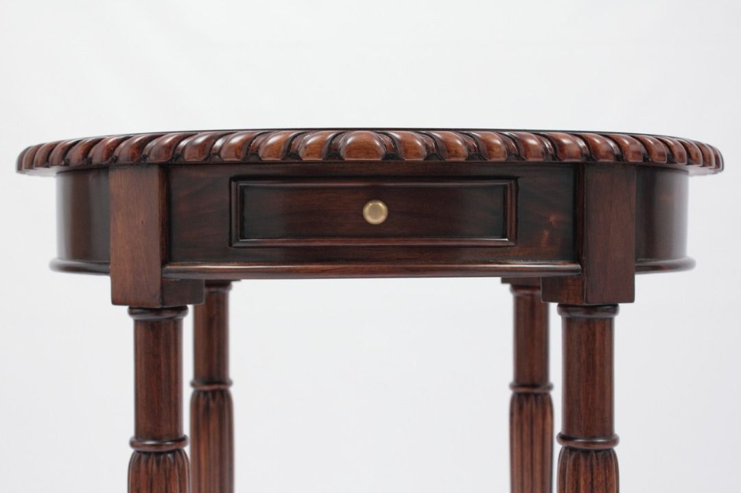 ALEAI Victorian-Chippendale End Table