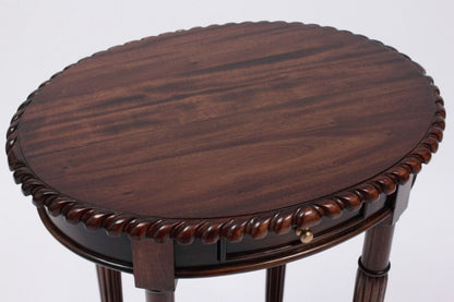 ALEAI Victorian-Chippendale End Table
