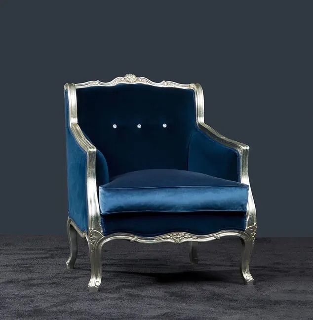 ALEJANDRO Louis XV Rococo Armchair