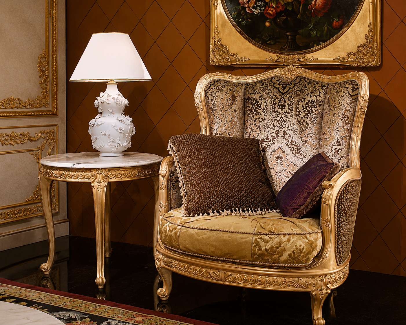 The ALEXANDER Opulent French Armchair
