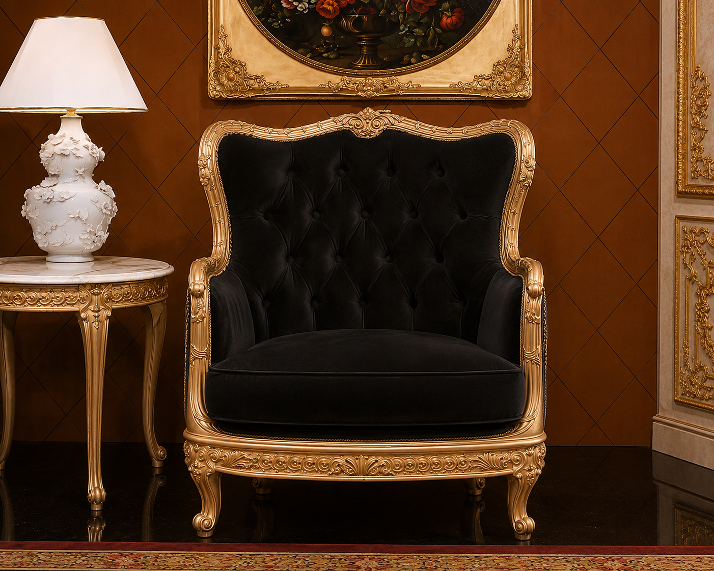 The ALEXANDER Opulent French Armchair