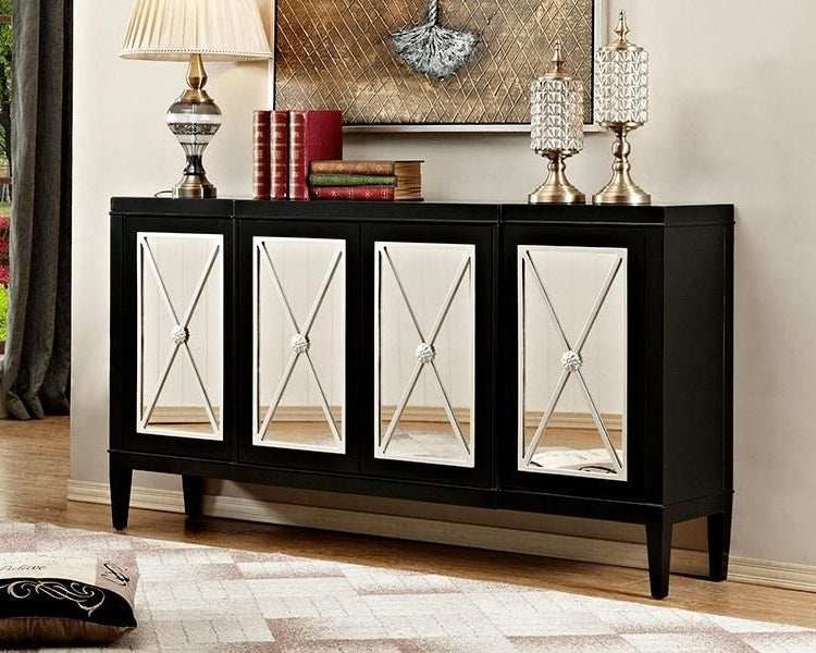 modern contemporary mirrored buffet cabinet , custom made furniture Singapore dainte living