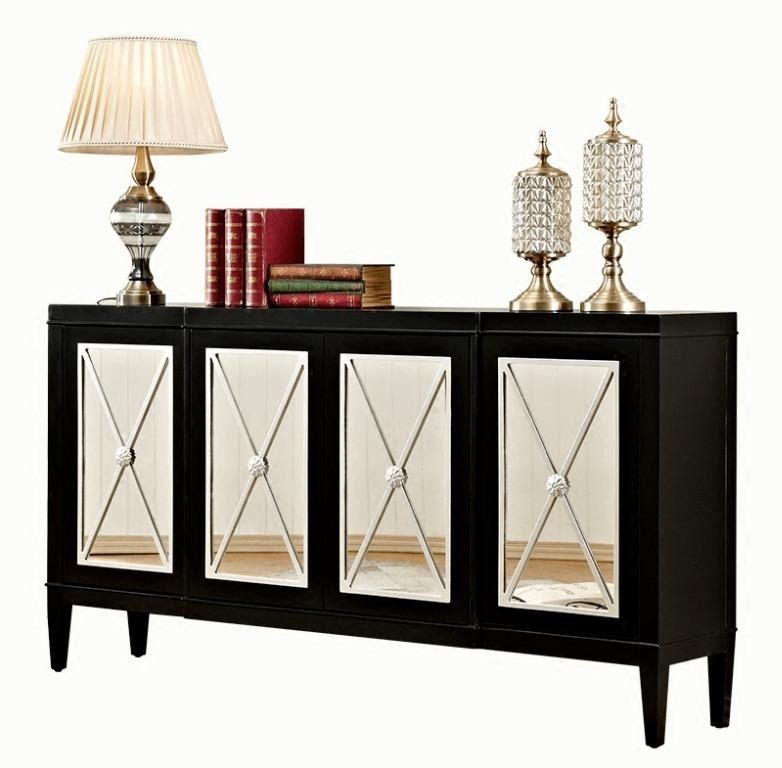 AMANDA Mirrored Buffet Cabinet