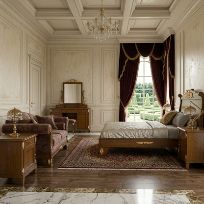 AMAYA Classical European Bed Frame