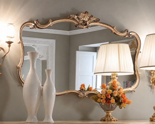 AMBER French Rococo Mirror