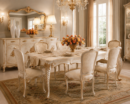AMBER French Rococo Mirror