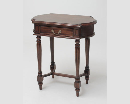 Victorian mahogany wood side table, custom made furniture Singapore