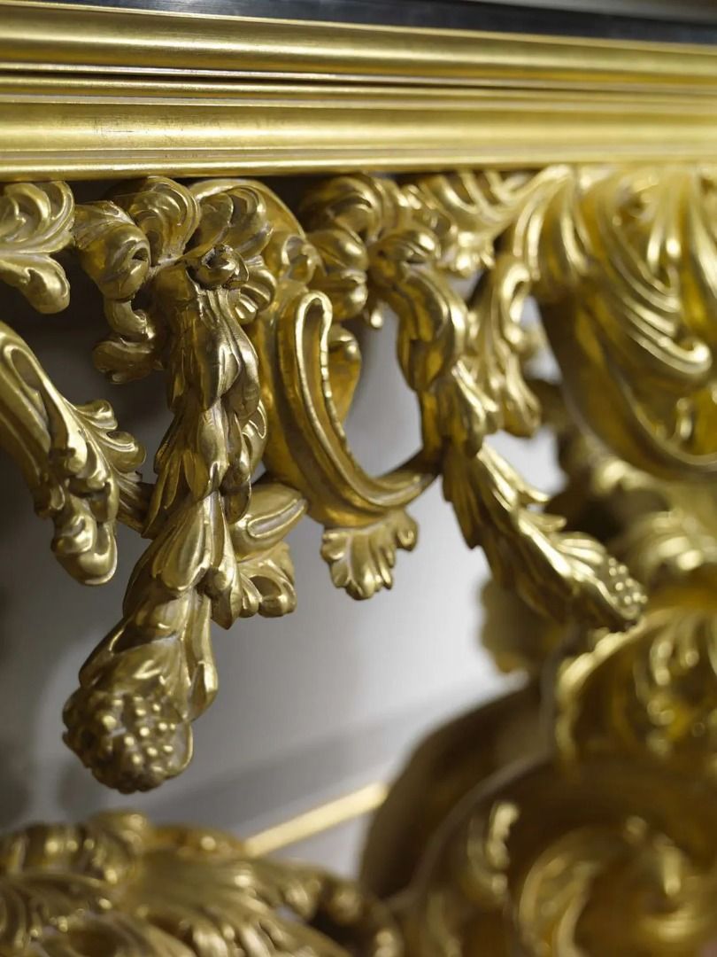 ANTONIO Louis XV French Mirror & Console Table