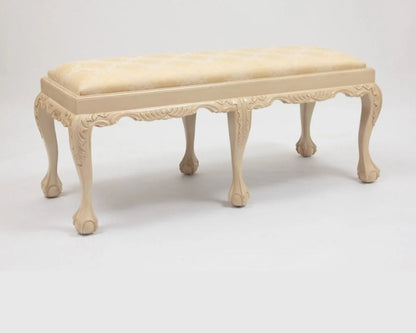 French Rococo Bespoke Bench , custom made furniture Singapore dainte living