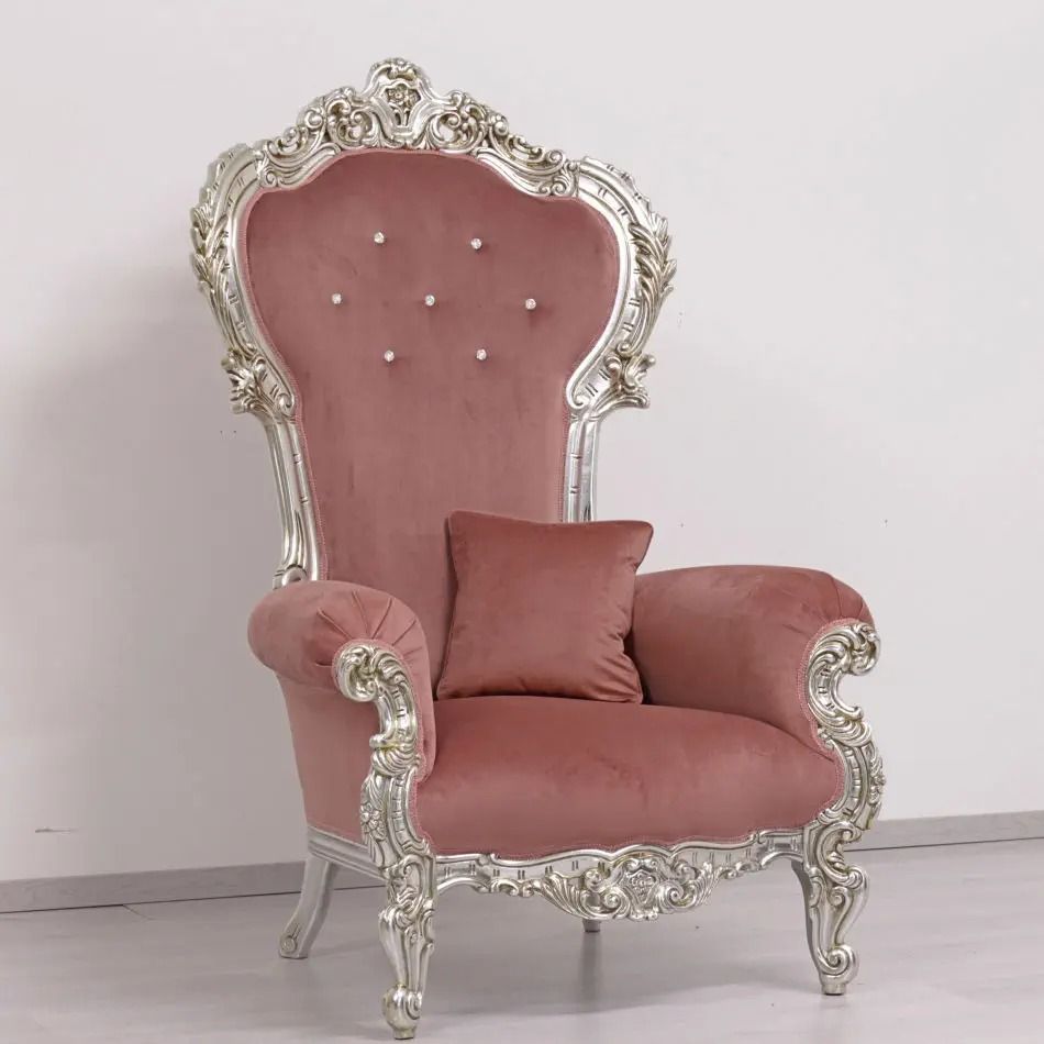 ARLET Baroque High-Back Armchair