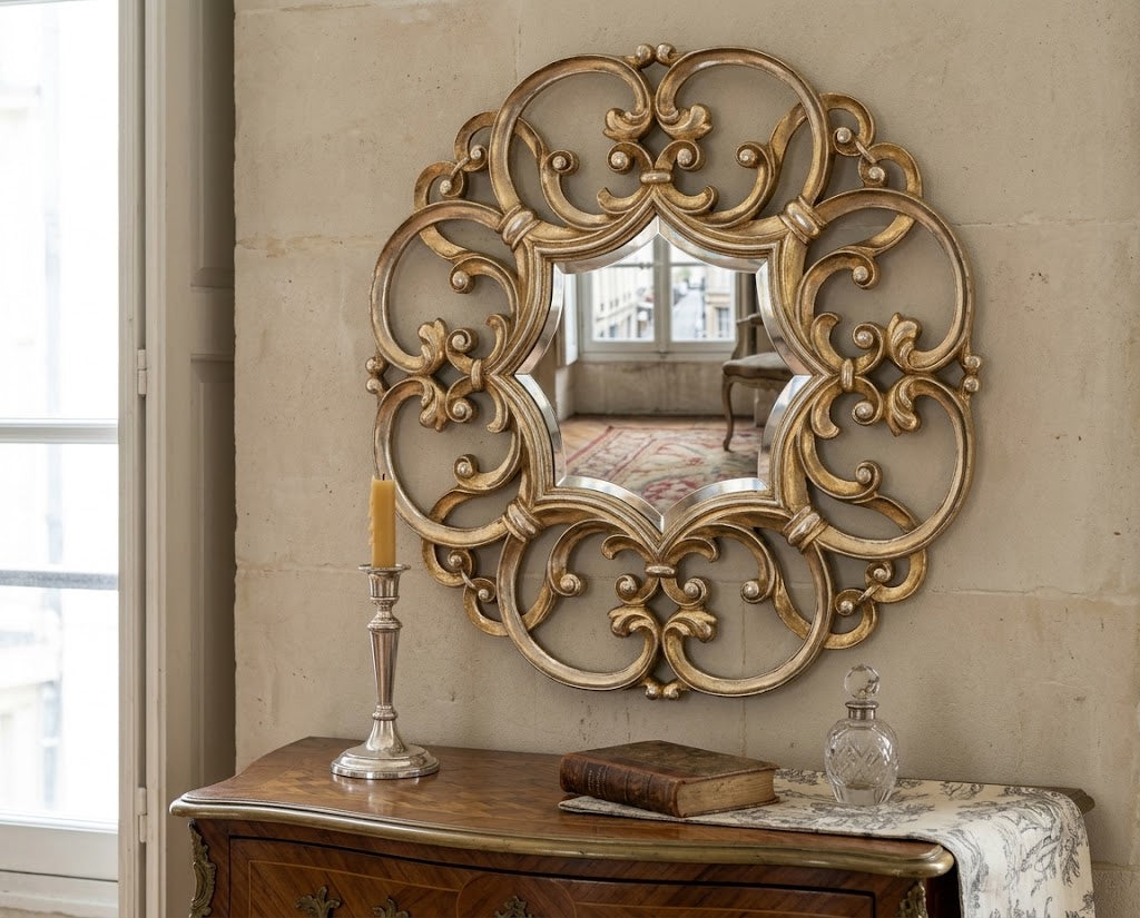 AZAIRAH French Rococo Statement Mirror
