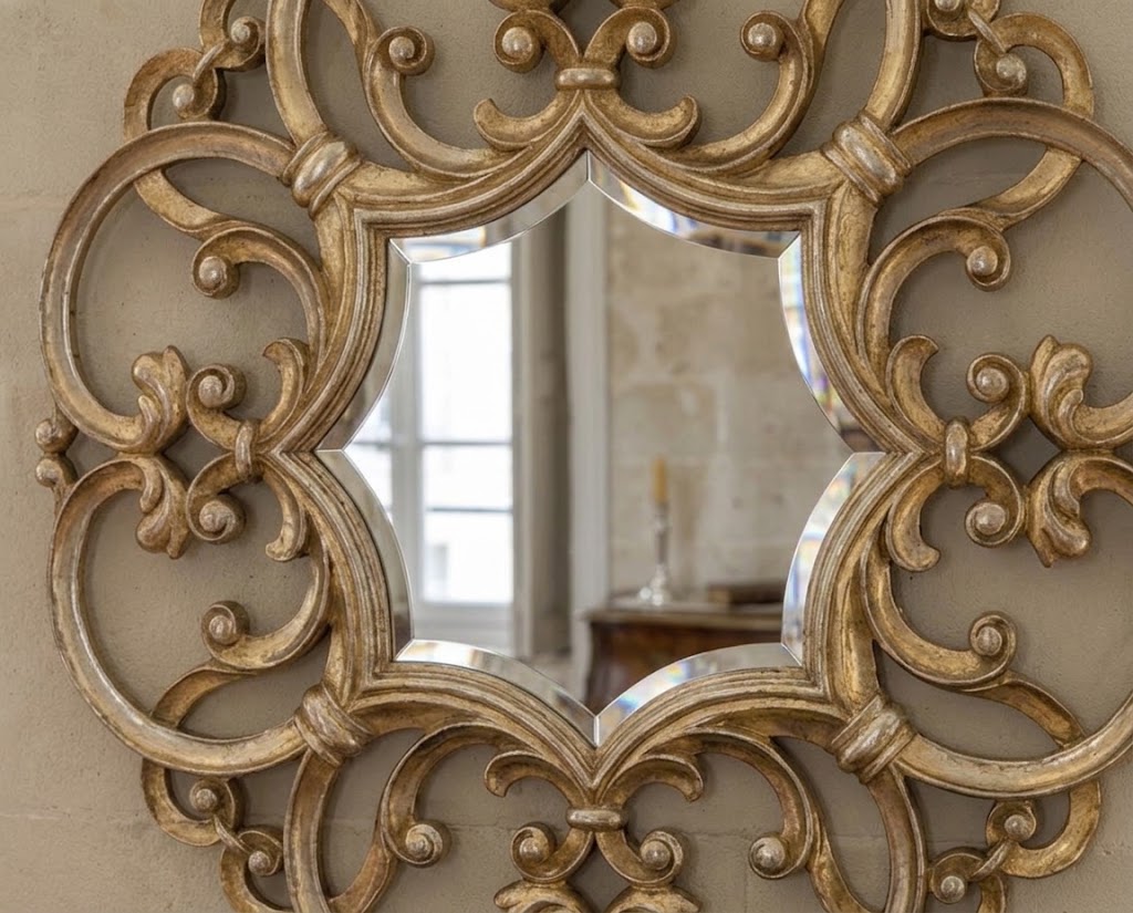 AZAIRAH French Rococo Statement Mirror