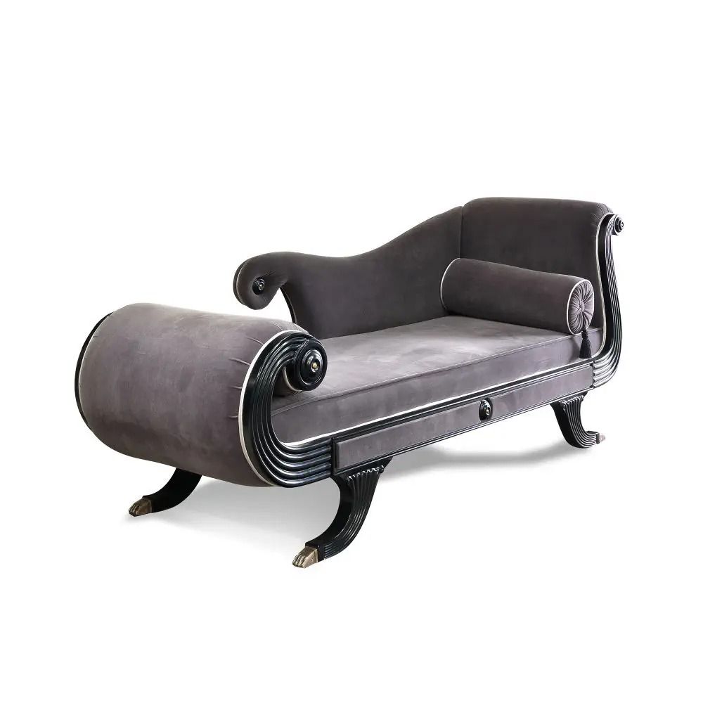 CALLIE French Regency Chaise Lounge