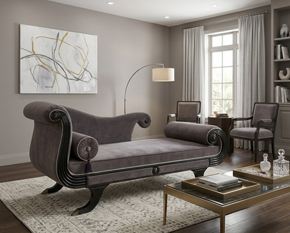 CALLIE French Regency Chaise Lounge