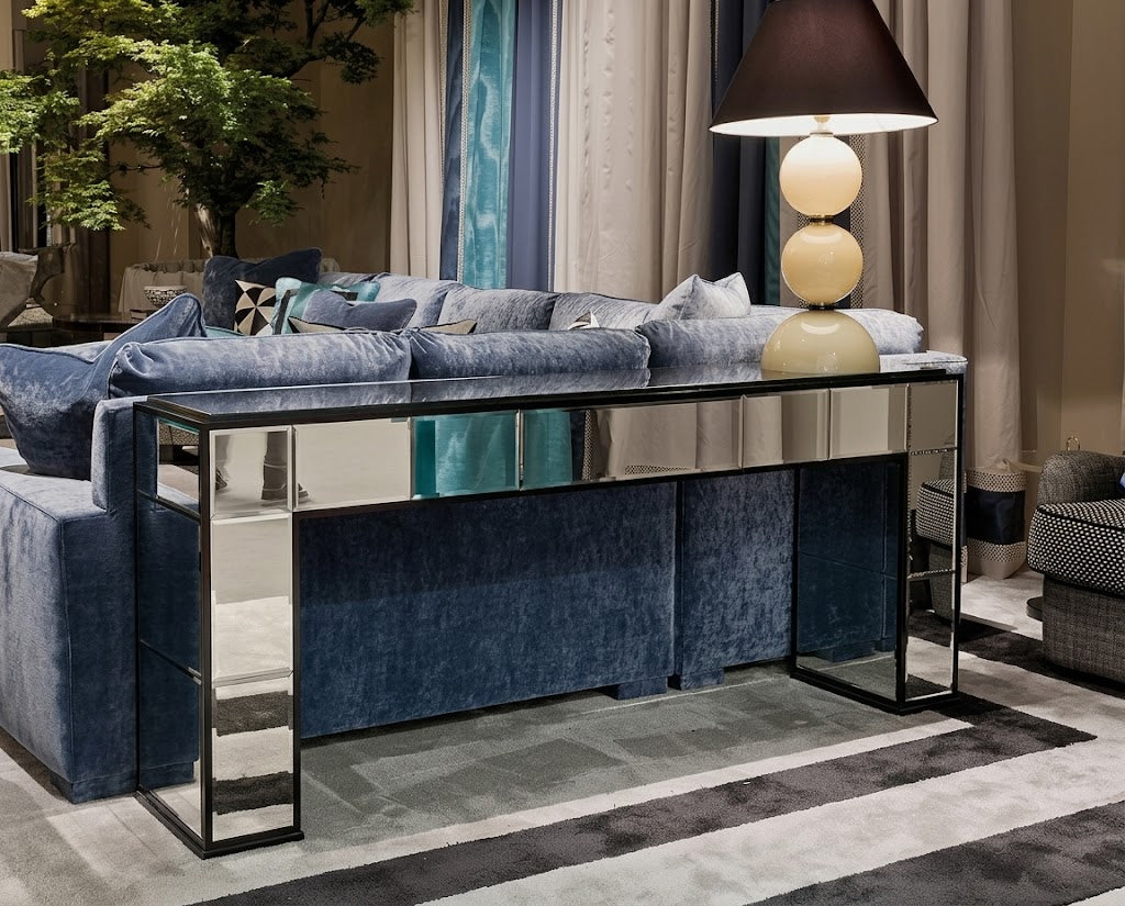 CHELSEA Mirrored Luxe Console Table
