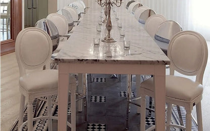 CHRISTINA Louis XVI French Bar Stool