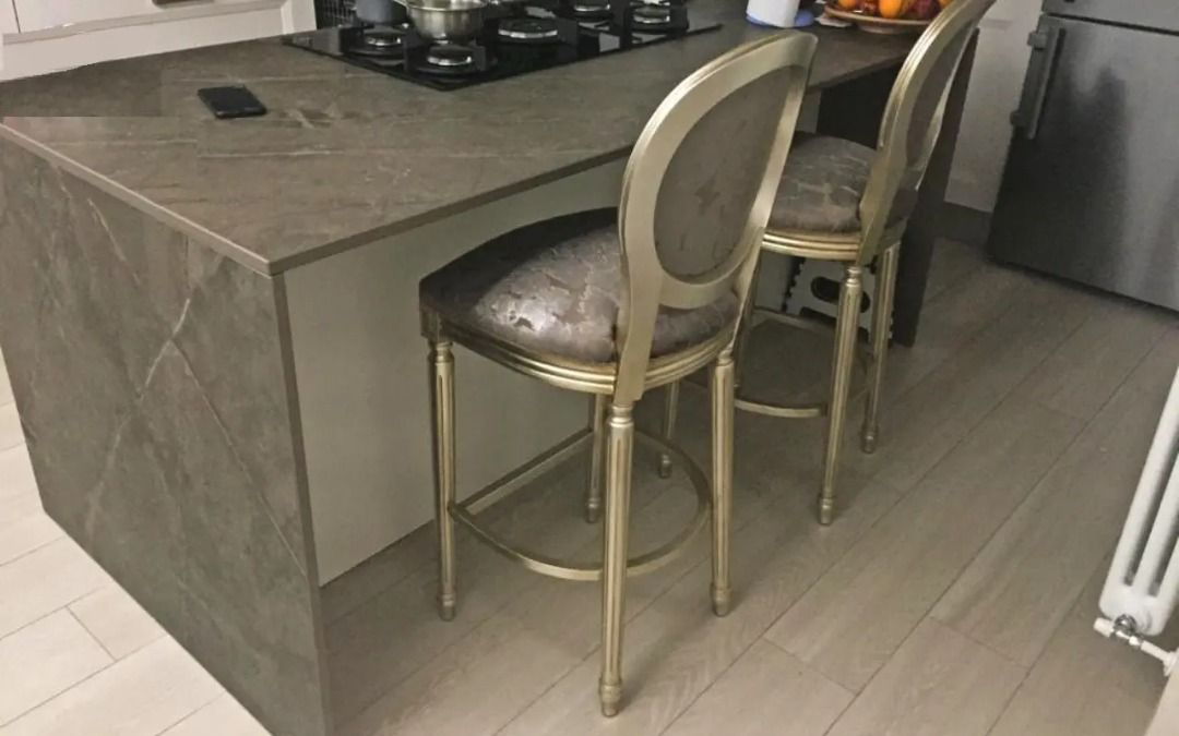 CHRISTINA Louis XVI French Bar Stool
