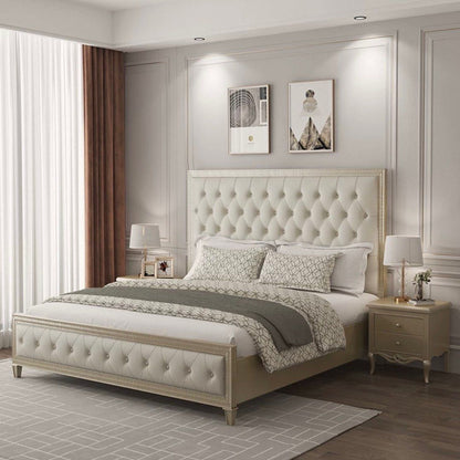 DIVANE Luxe Tufted Bed Frame