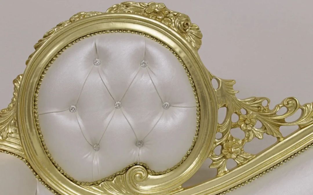 ELANA Cleopatra Baroque Chaise Lounge