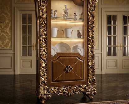 ELLANIA French Rococo Vitrine Display Cabinet
