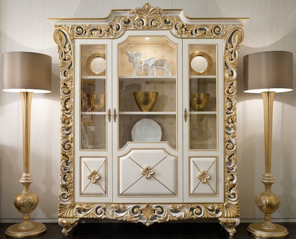 ELLANIA French Rococo Display Hutch