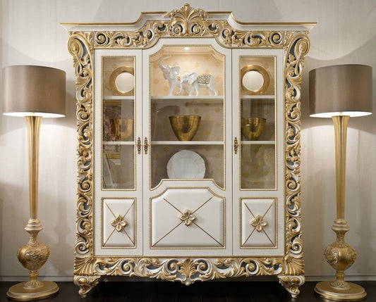 ELLANIA French Rococo Display Hutch