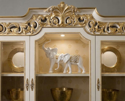 ELLANIA French Rococo Display Hutch