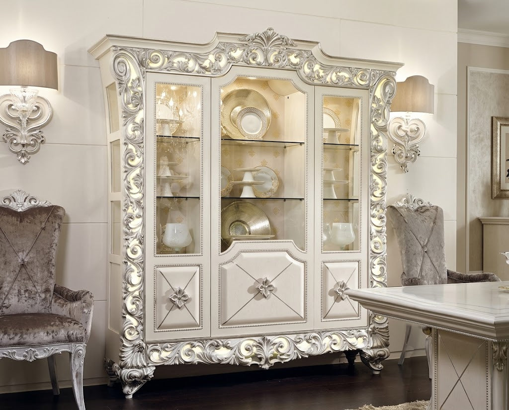ELLANIA French Rococo Display Hutch