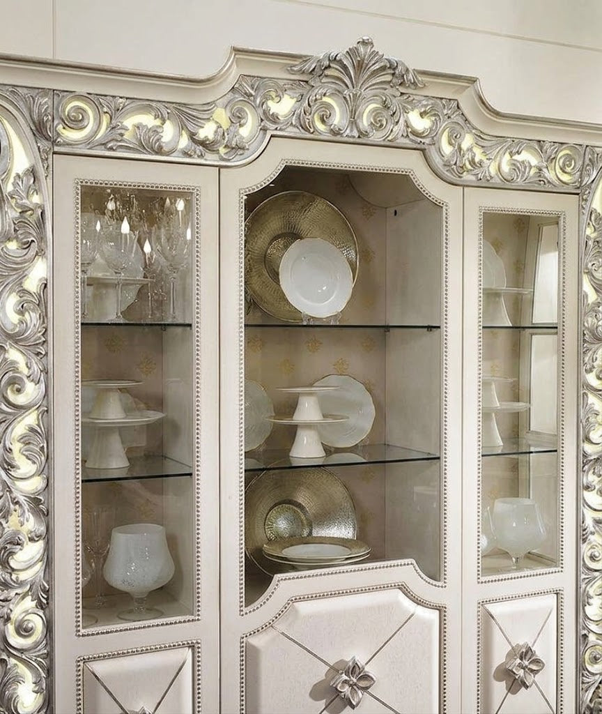 ELLANIA French Rococo Display Hutch