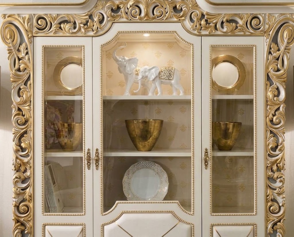 ELLANIA French Rococo Display Hutch