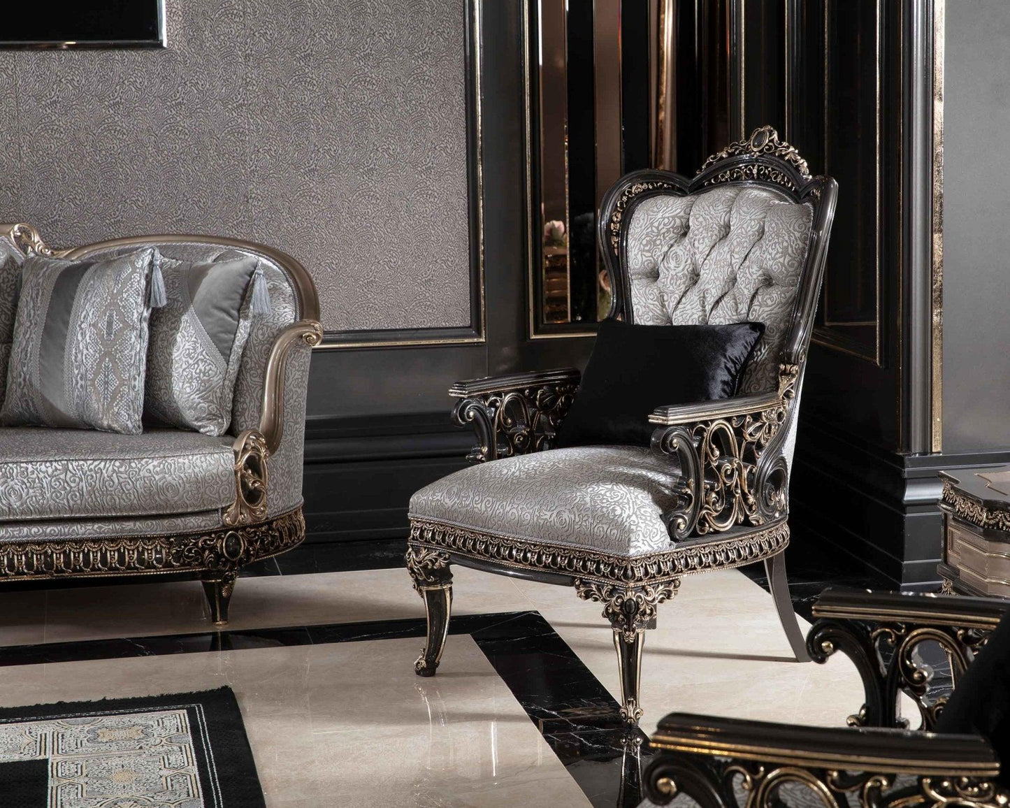 ESMERALDA French Luxe Armchair